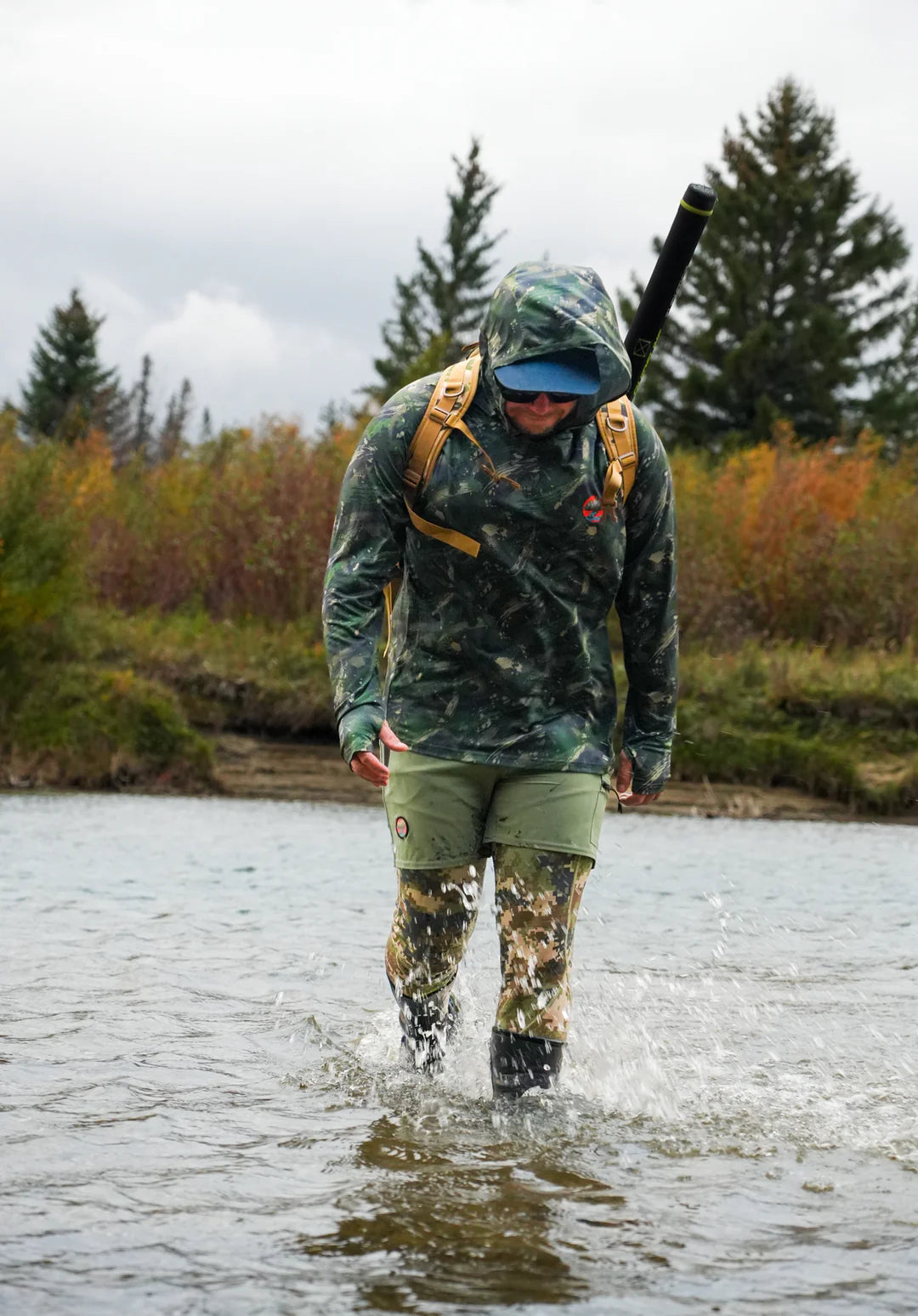 UVPro Fishing Hoody UPF 50+ Camo - Backcountry Skinz