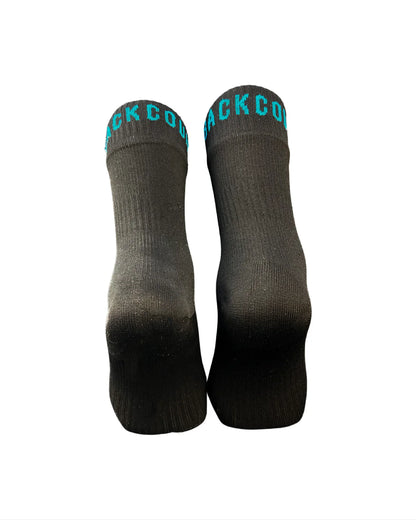 Waterproof Mid Length Socks - BLACK