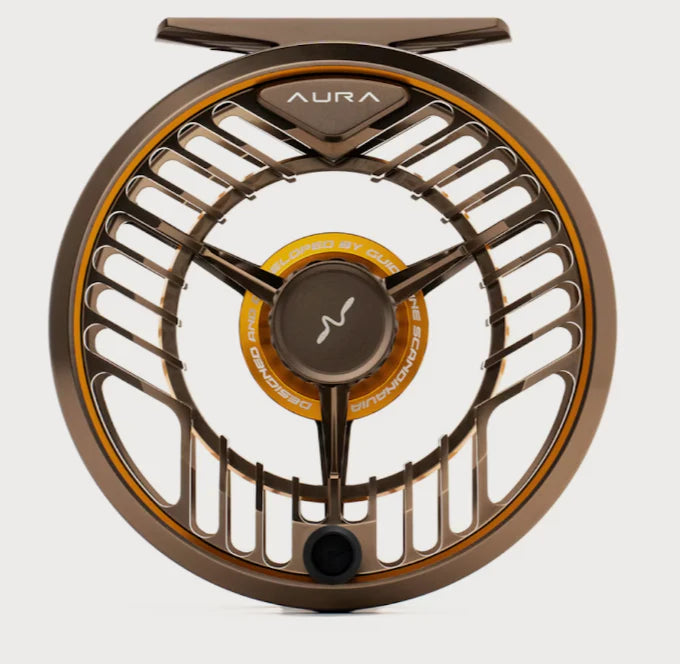 Guideline Aura #56 Fly Reel NZ | 5–7wt | Blue & Bronze