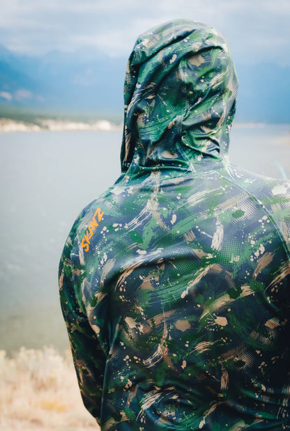 UVPro Fishing Hoody UPF 50+ Camo - Backcountry Skinz