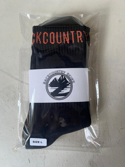 Waterproof Mid Length Socks - BLACK