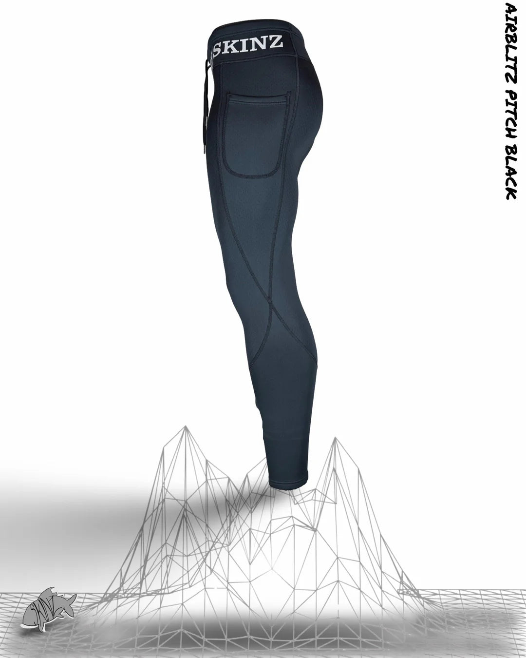 AIRBLITZ™ Moss Camo or  Pitch Black Perforated Neoprene Leggings - Unisex
