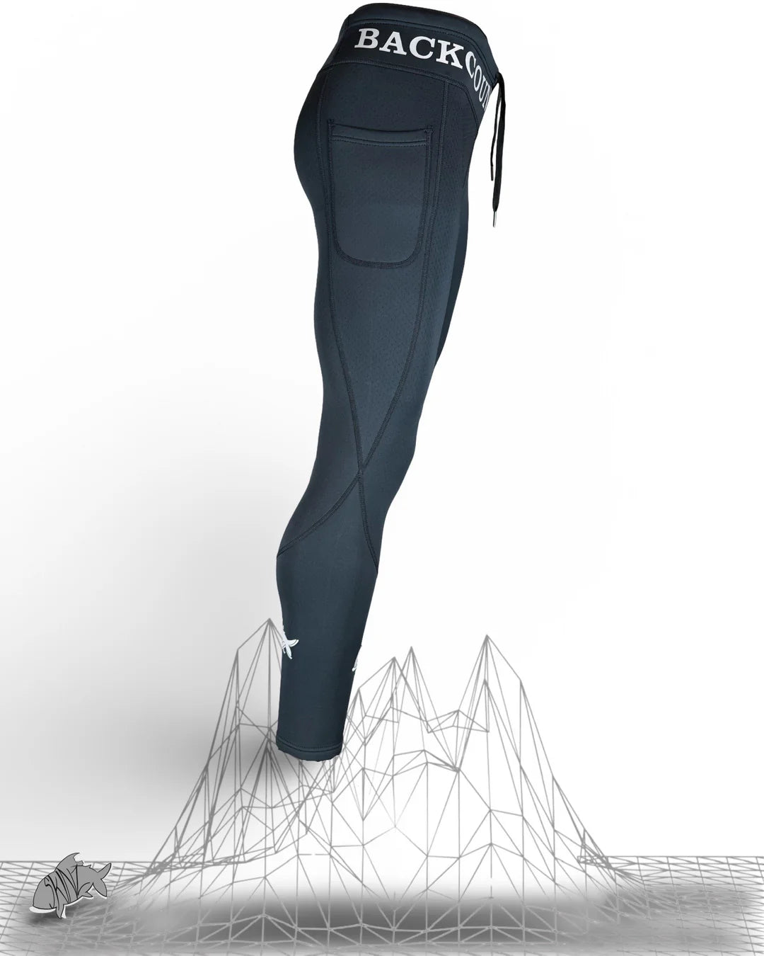 AIRBLITZ™ Moss Camo or  Pitch Black Perforated Neoprene Leggings - Unisex