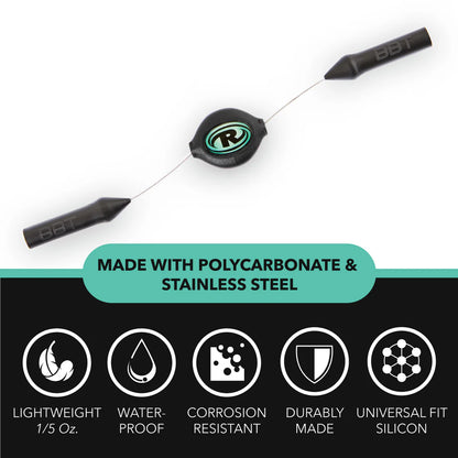 Retrax Premium Eyewear Retainers - Secure Sunglasses Strap